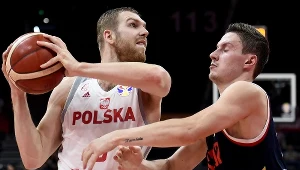 Michał Sokołowski w meczu z Rosją