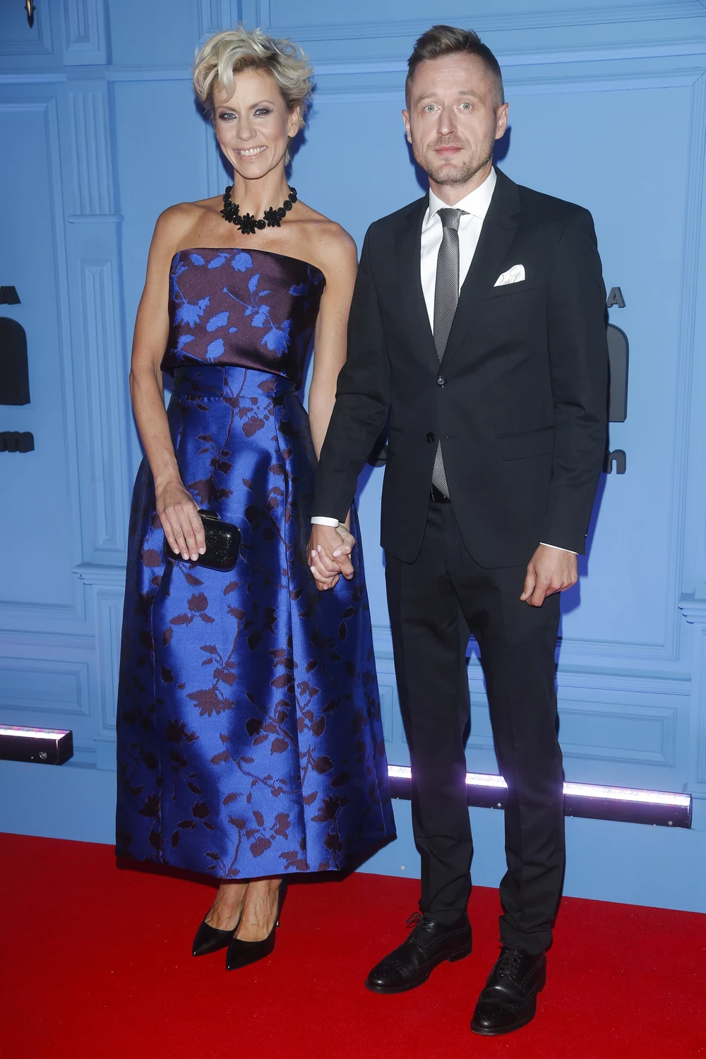 Anita Werner (w kreacji Łukasza Jemioła) i Michał Kołodziejczyk