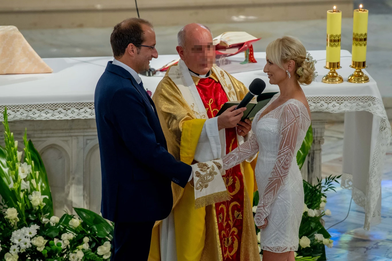 Robert Górski w dniu ślubu Robert Górski w dniu ślubu