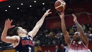 Kadr z meczu Wenezuela - Rosja