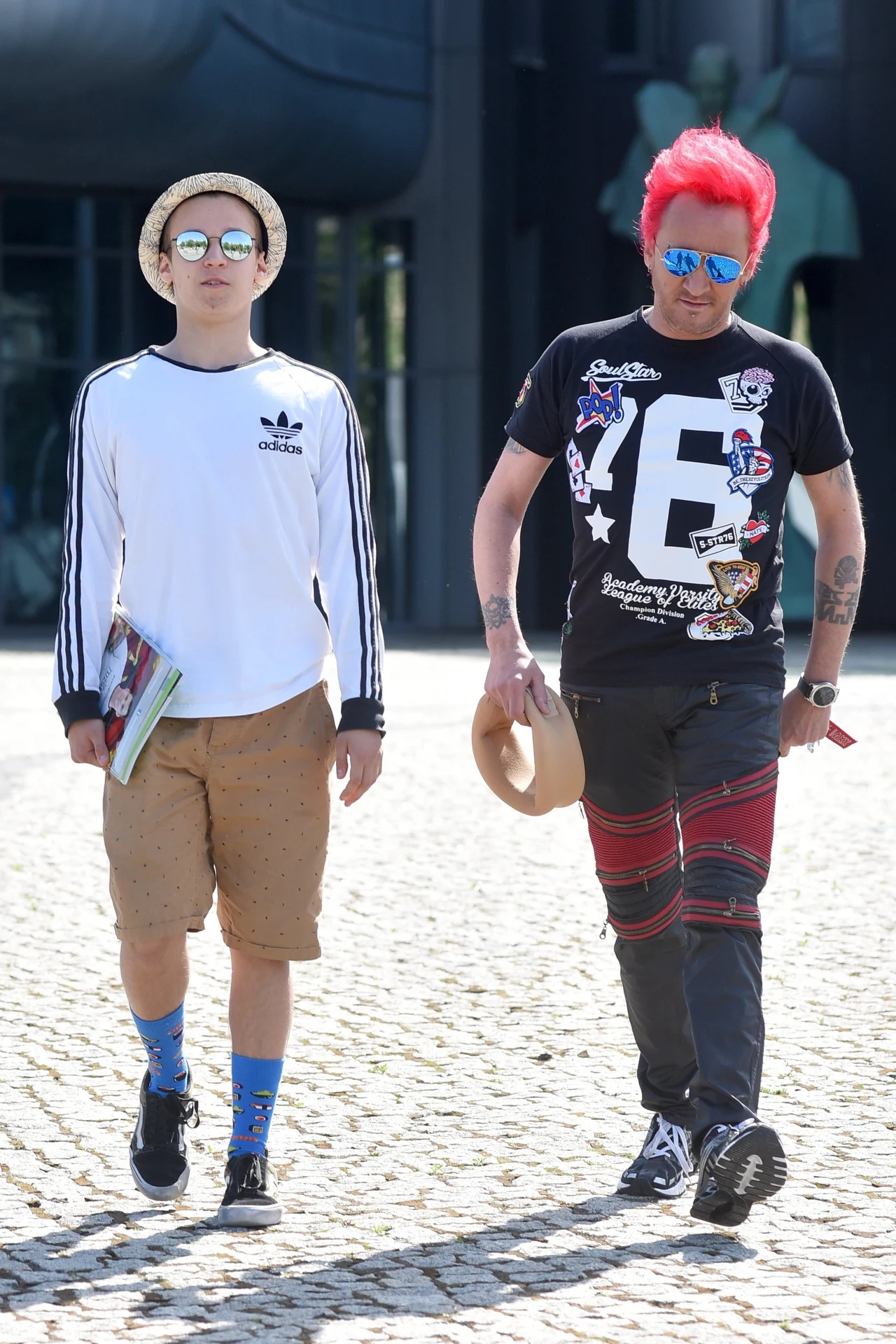 Michał Wiśniewski z synem Xavierem