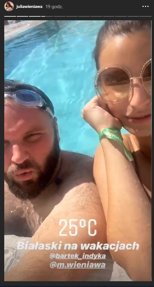 Julia Wieniawa i Bartek Indyka we Włoszech podczas wspólnych wakacji 