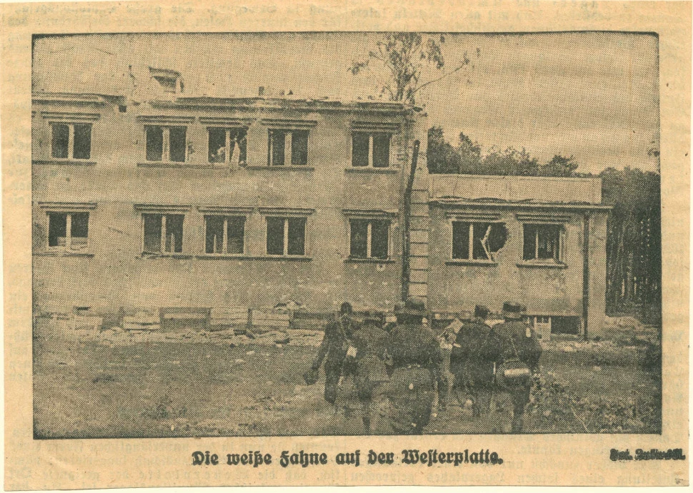 Niemieckie zdjęcie propagandowe z wrześniowej kampanii w Polsce w 1939 roku