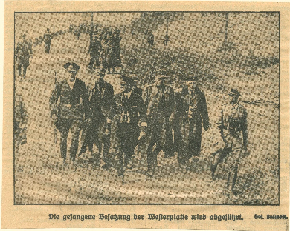 Niemieckie zdjęcie propagandowe z wrześniowej kampanii w Polsce w 1939 roku