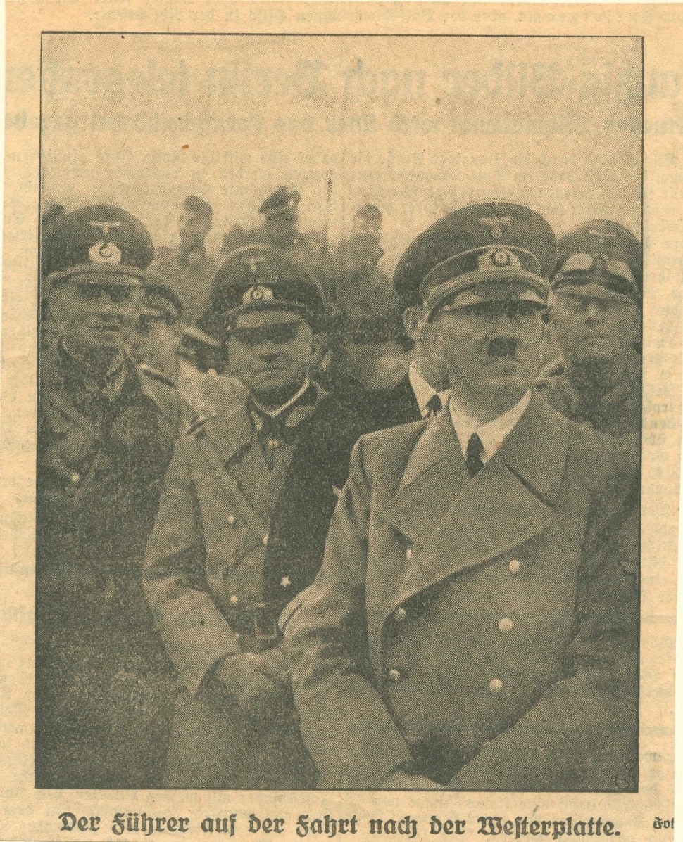 Niemieckie zdjęcie propagandowe z wrześniowej kampanii w Polsce w 1939 roku