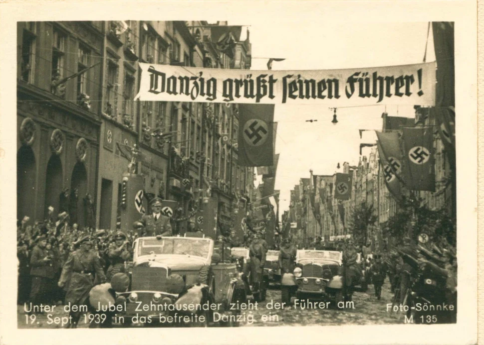 Niemieckie zdjęcie propagandowe z wrześniowej kampanii w Polsce w 1939 roku