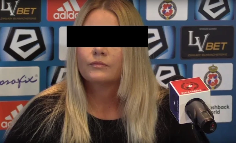 Była prezes Wisły Kraków Marzena S.-C. Była prezes Wisły Kraków Marzena S.-C.