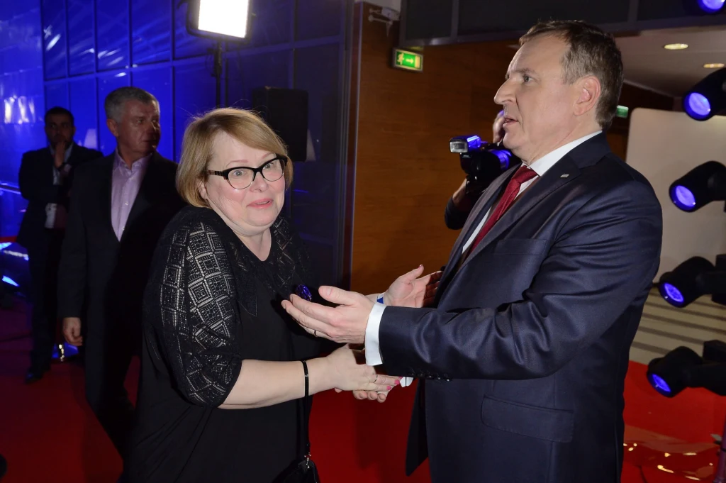 Jacek Kurski i Ilona Łepkowska Jacek Kurski i Ilona Łepkowska