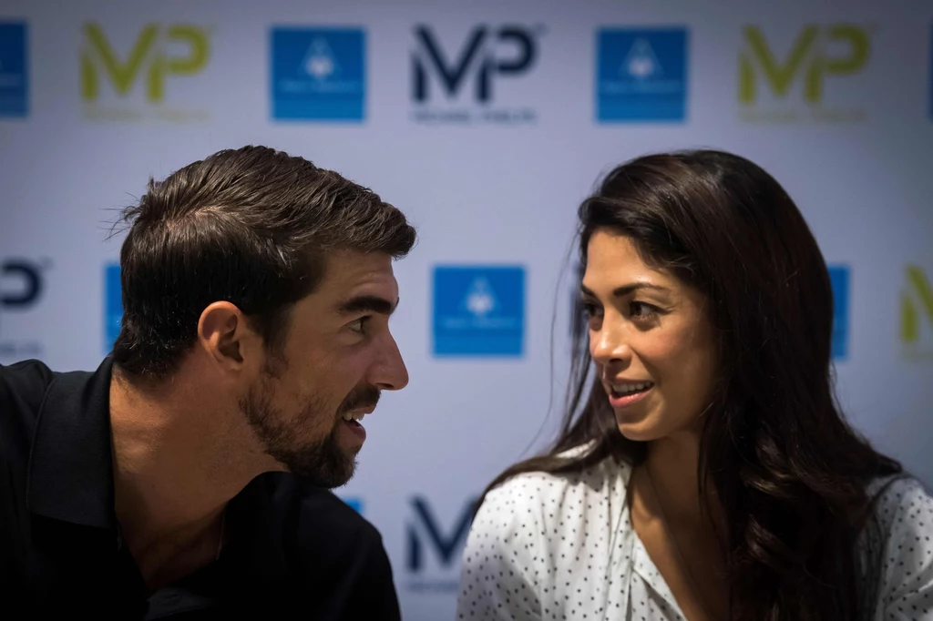 Michael Phelps z żoną Nicole