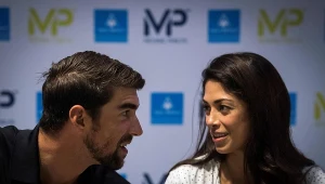 Michael Phelps z żoną Nicole