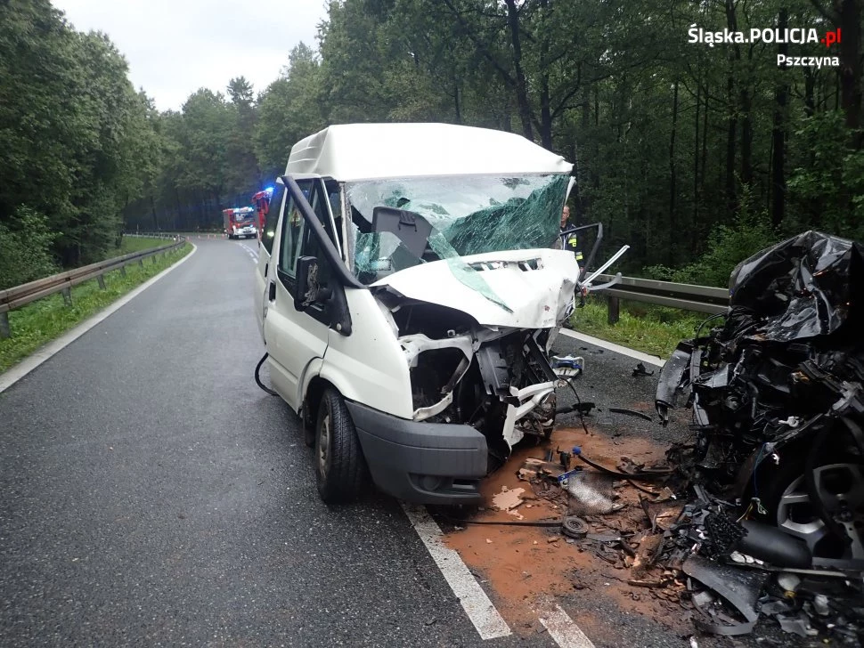 Kierowca Forda Transita zginął na miejscu