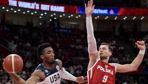 Donovan Mitchell i Mateusz Ponitka