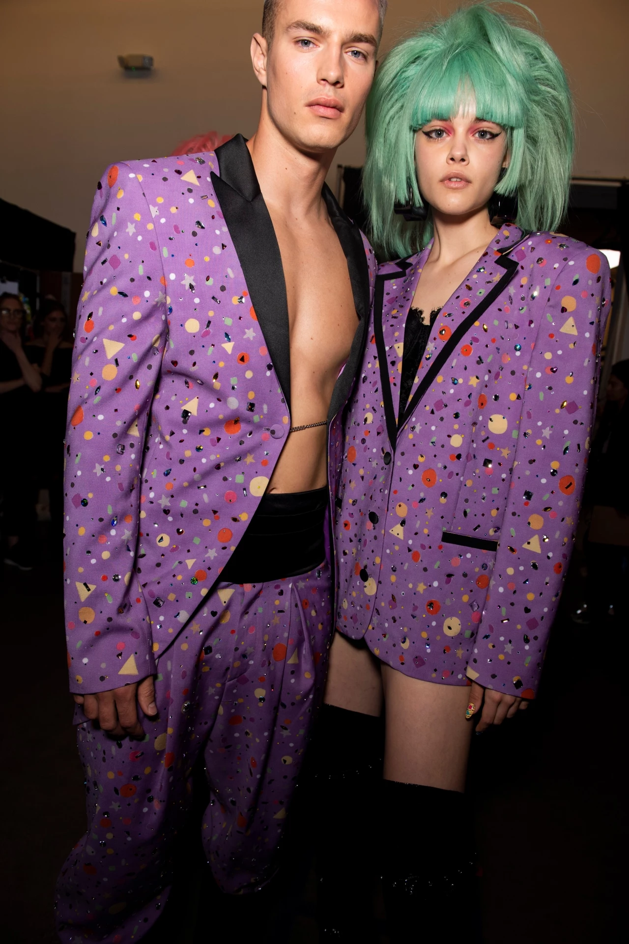 Pokaz Jeremy’ego Scotta na nowojorskim Fashion Weeku. Pokaz Jeremy’ego Scotta na nowojorskim Fashion Weeku.