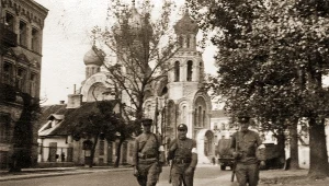 Sowieccy żołnierze w Wilnie