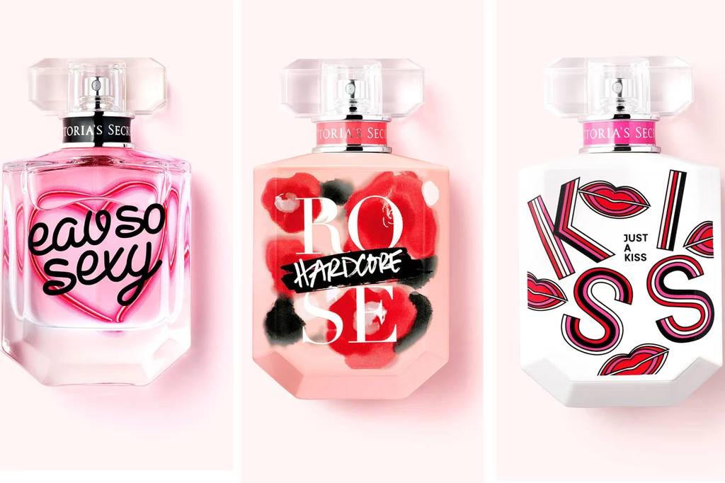 Zapachy Eau So Sexy, Hardcore Rose oraz Just A Kiss marki Victoria's Secret