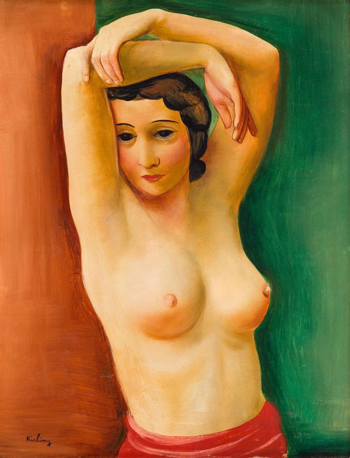 Mojżesz Kisling, portret Kiki de Montparnasse Mojżesz Kisling, portret Kiki de Montparnasse