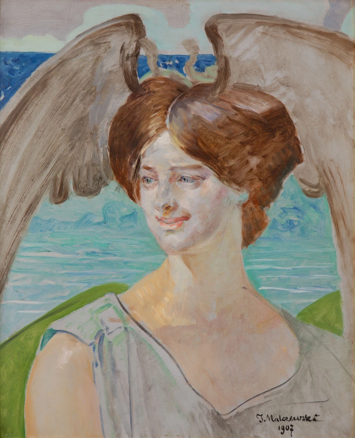 Jacek Malczewski, portret Marii Balowej Jacek Malczewski, portret Marii Balowej