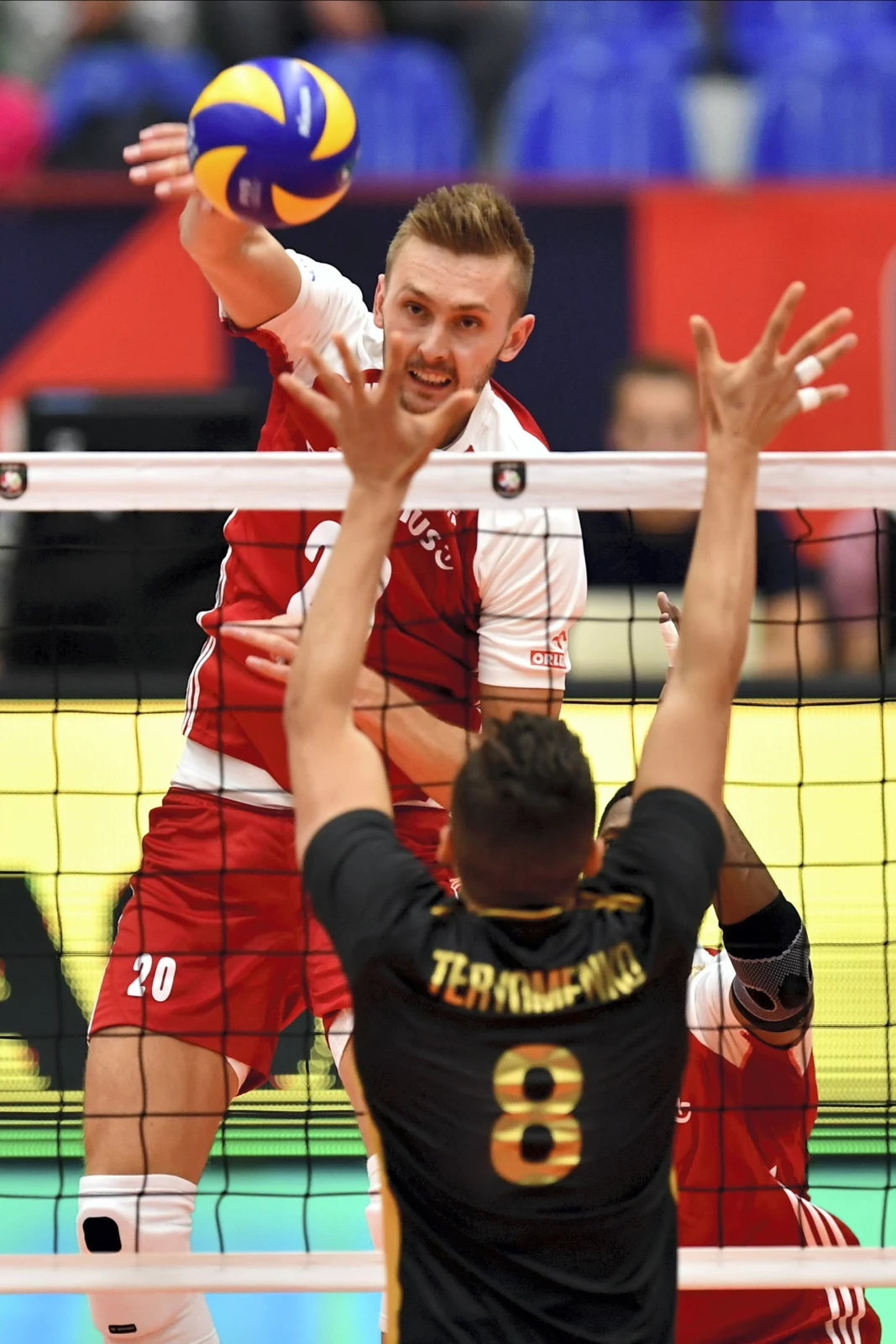Mateusz Bieniek (L) i Dmytro Teriomenko (P) z Ukrainy Mateusz Bieniek (L) i Dmytro Teriomenko (P) z Ukrainy