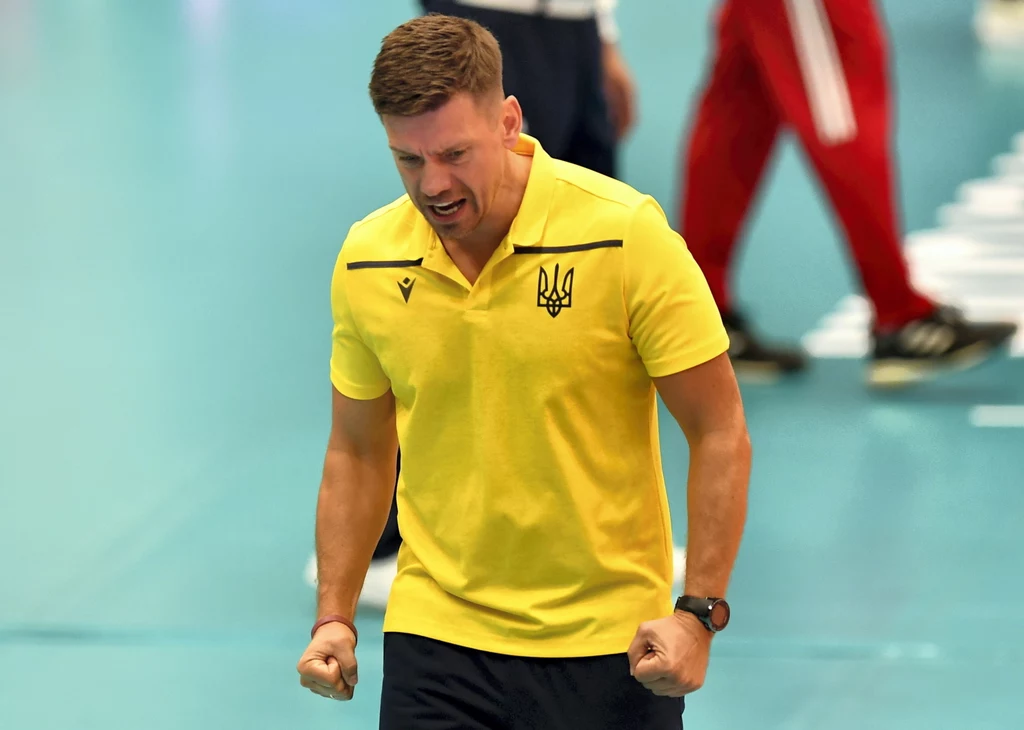 Trener reprezentacji Ukrainy Ugis Krastins Trener reprezentacji Ukrainy Ugis Krastins