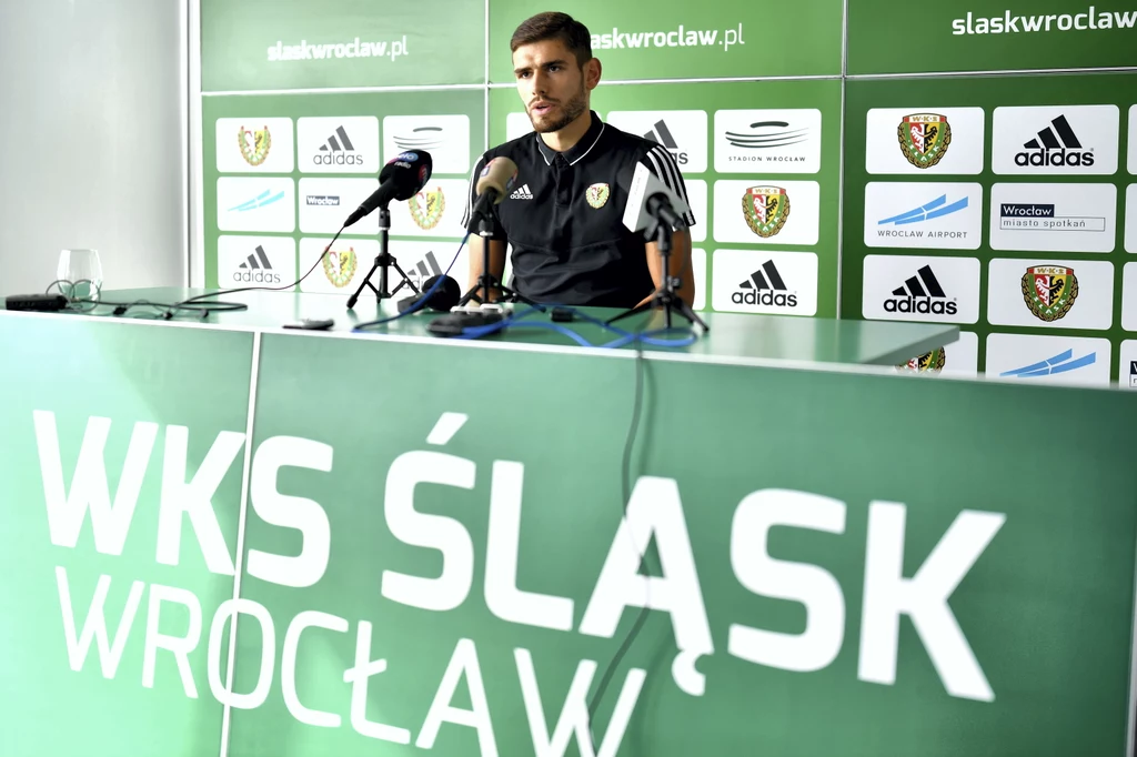 Pomocnik Śląska Wrocław Jakub Łabojko Pomocnik Śląska Wrocław Jakub Łabojko