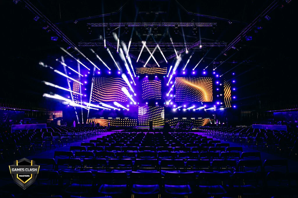Scena na Games Clash Masters w Gdyni
