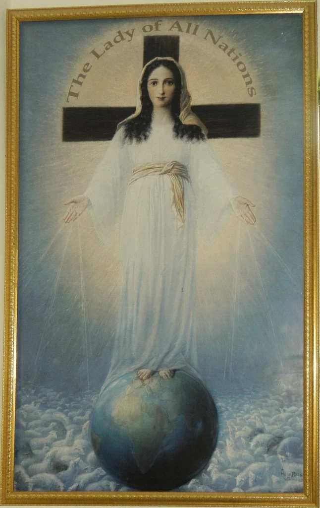 Obraz powstał na specjalne życzenie Maryi. Namalował go niemiecki malarz Heinrich Repke