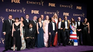 Ekipa "Gry o tron" na rozdaniu nagród Emmy w Los Angeles, 22 września 2019