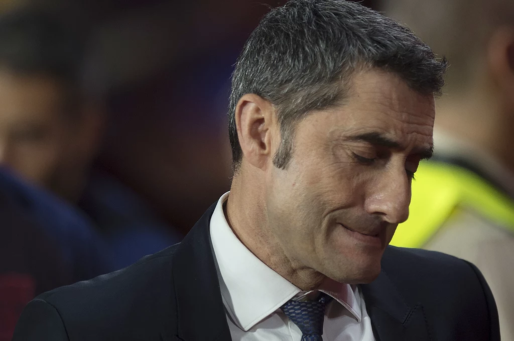 Trener Barcelony Ernesto Valverde Trener Barcelony Ernesto Valverde