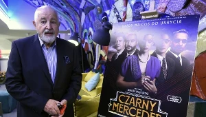 Janusz Majewski na gdyńskiej premierze filmu "Czarny Merceedes"