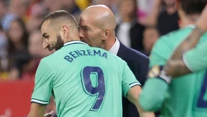 Karim Benzema i trener Zinedine Zidane