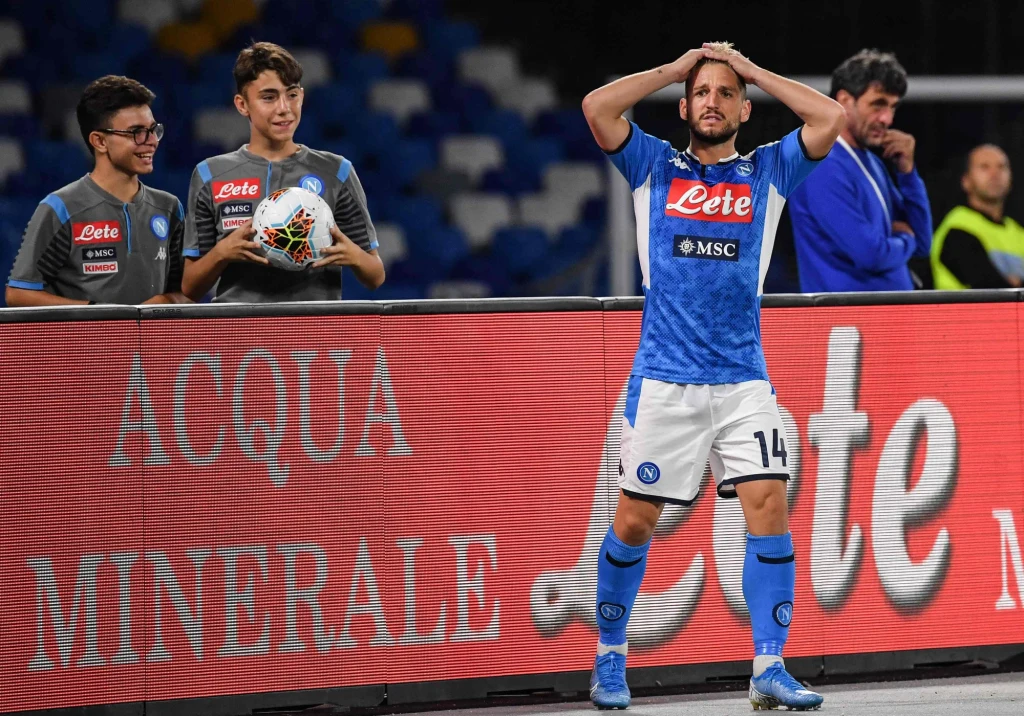 Dries Mertens nie mógł uwierzyć Dries Mertens nie mógł uwierzyć