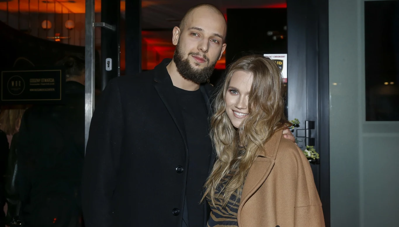 Agnieszka Kaczorowska z mężem Agnieszka Kaczorowska z mężem