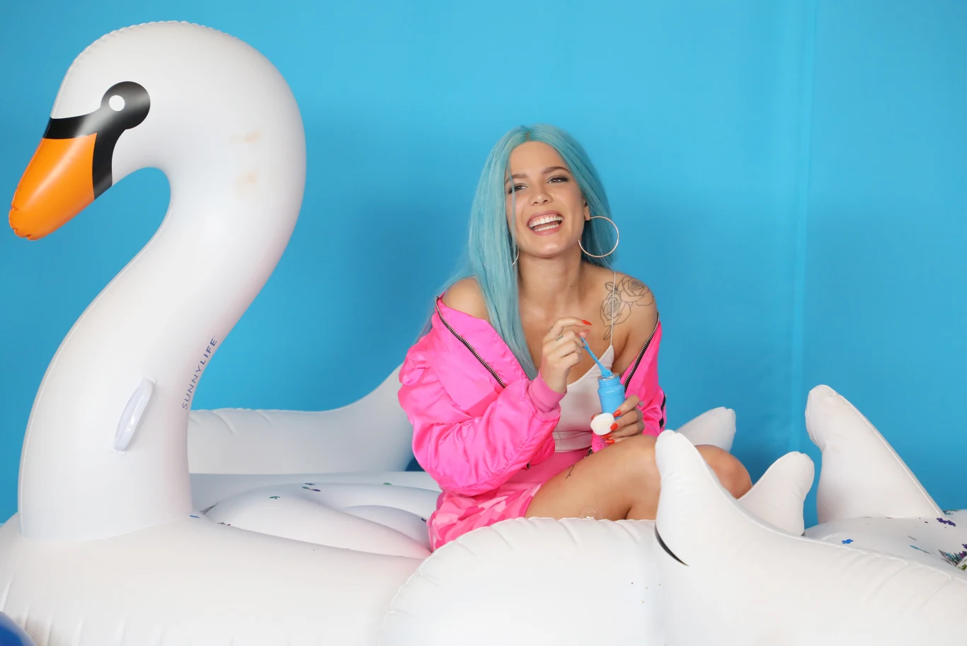 Pierwsze zwiastuny drugiej płyty, która zapowiadana była pod tytułem "Hopeless Fountain Kingdom" (czego fani dowiedzieli się z nagiej fotografii opublikowanej przez artystkę na Twitterze), ujrzały światło dzienne na wiosnę w 2017 roku. Najpierw do stacji radiowych trafił utwór "Now or Never", a następnie w sieci zadebiutował singel "Eyes Closed", który Halsey przygotowała wraz z kanadyjskim gwiazdorem o pseudonimie The Weeknd. Album został wydany w czerwcu 2017 roku. 