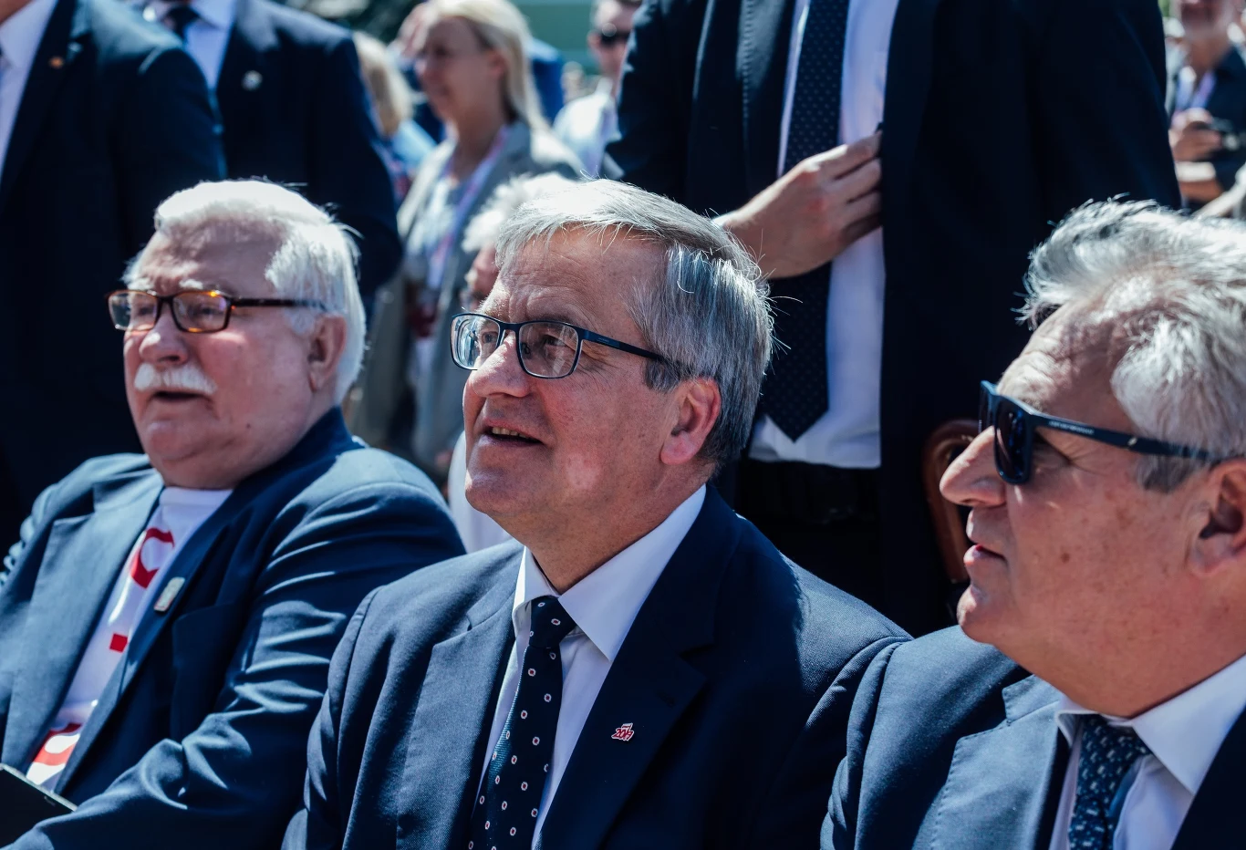 Od lewej: Lech Wałęsa, Bronisław Komorowski i Aleksander Kwaśniewski Od lewej: Lech Wałęsa, Bronisław Komorowski i Aleksander Kwaśniewski
