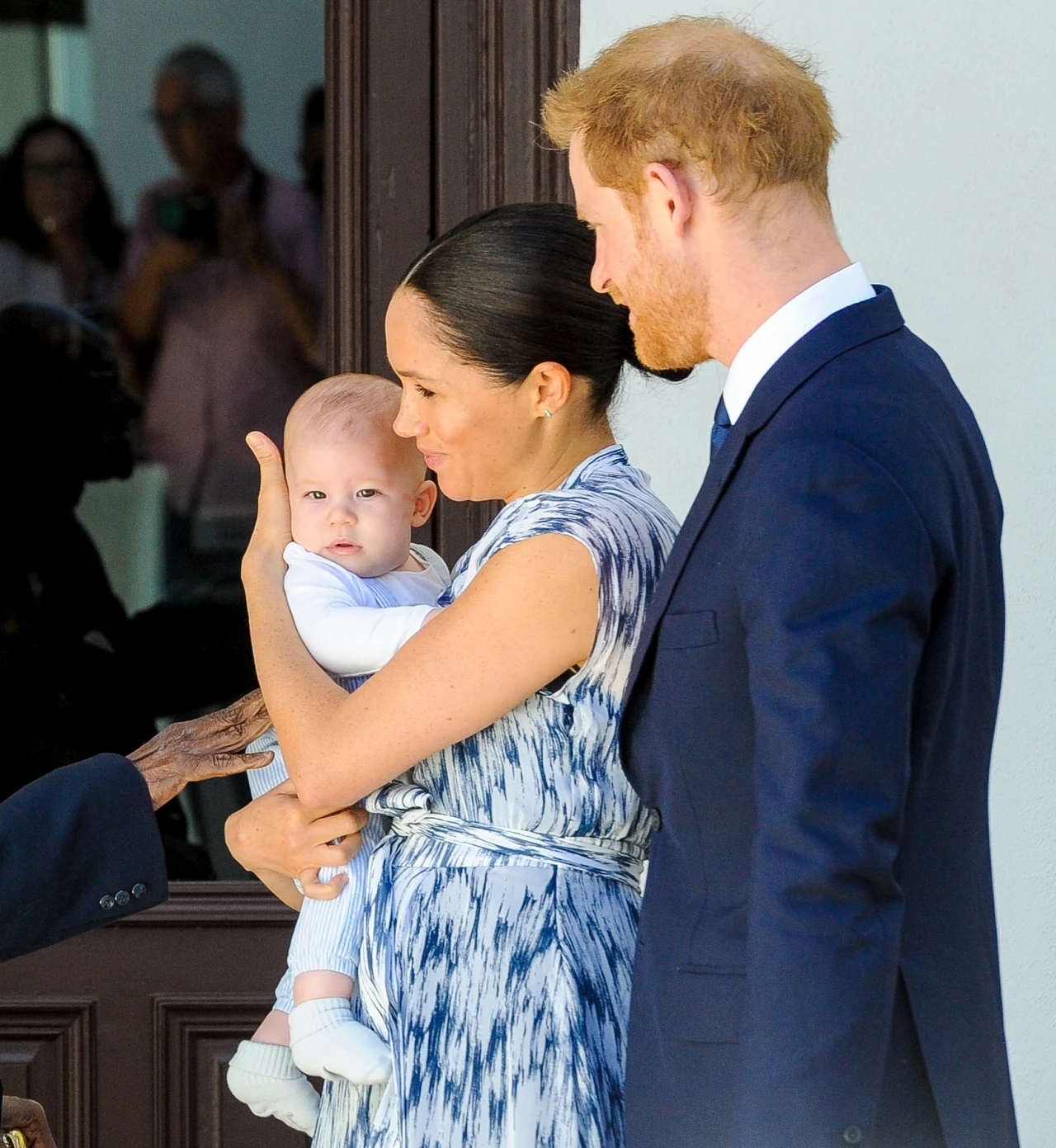 Meghan i Harry z Archiem w Afryce Meghan i Harry z Archiem w Afryce