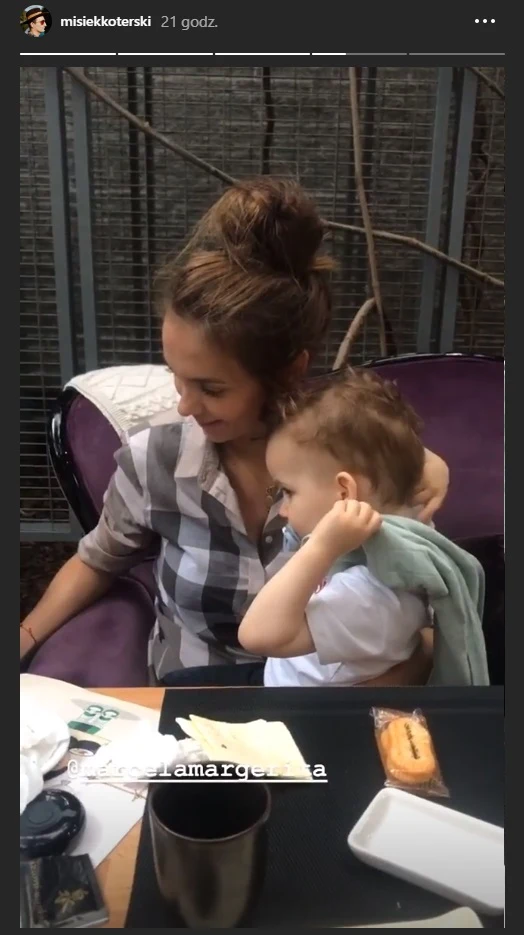 Marcela Leszczak i syn Fryderyk 