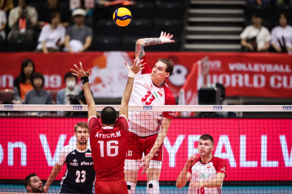 Bartłomiej Lemański w meczu z Tunezją Bartłomiej Lemański w meczu z Tunezją