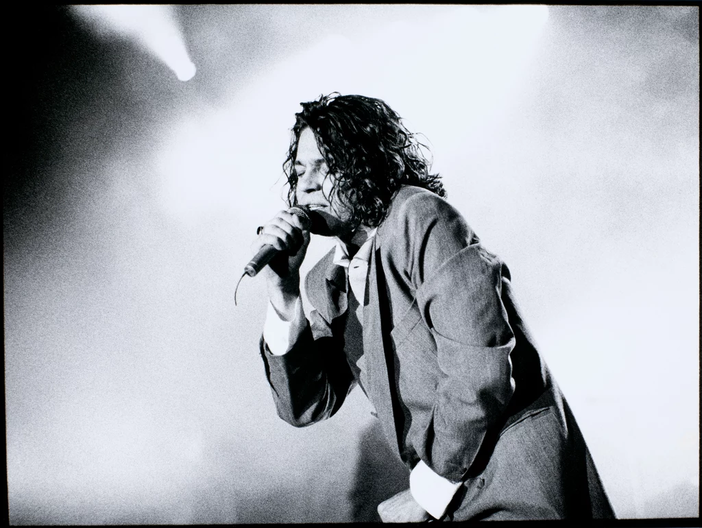 Michael Hutchence (INXS) w 1991 r.