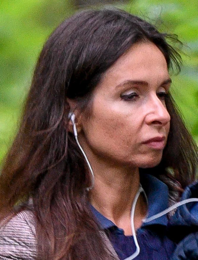 Marta Kaczyńska na spacerze z synkiem