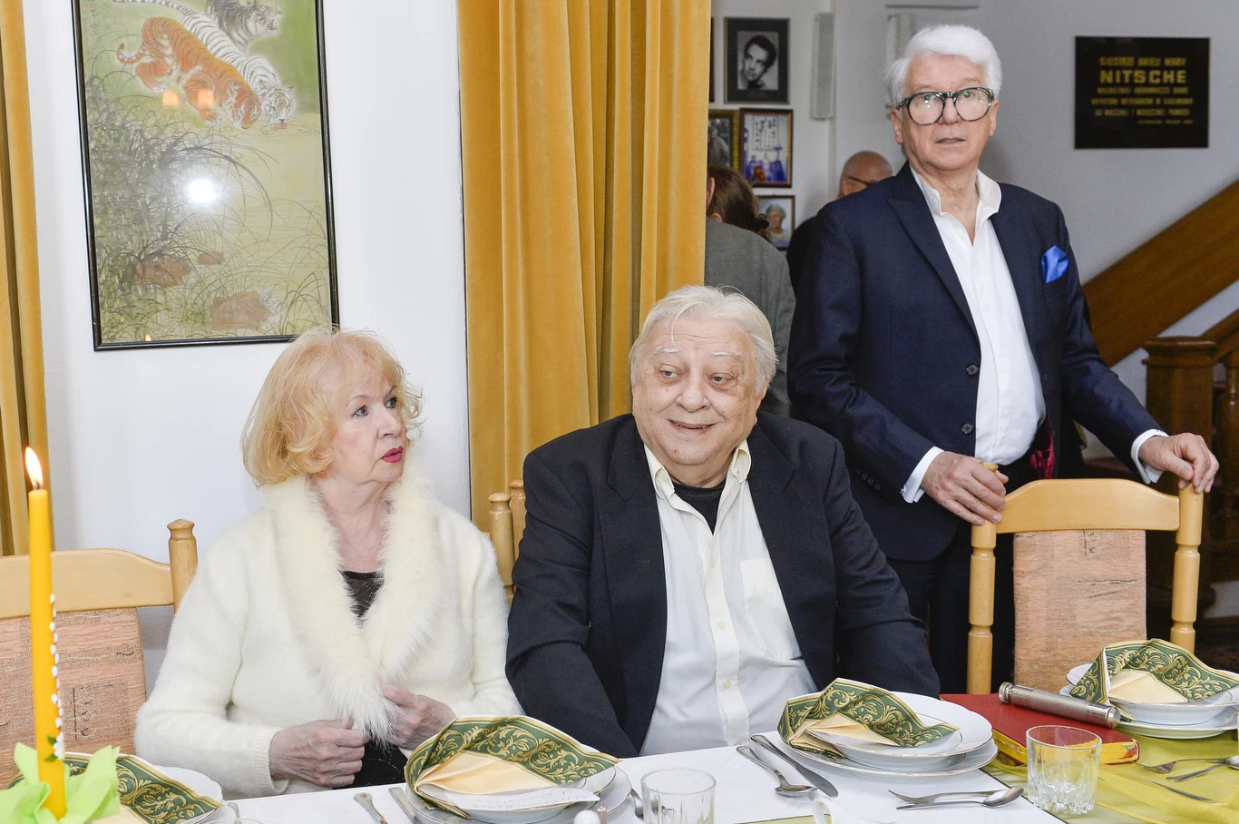 Halina Kowalska z mężem w Skolimowie, fot. Niemiec Halina Kowalska z mężem w Skolimowie, fot. Niemiec