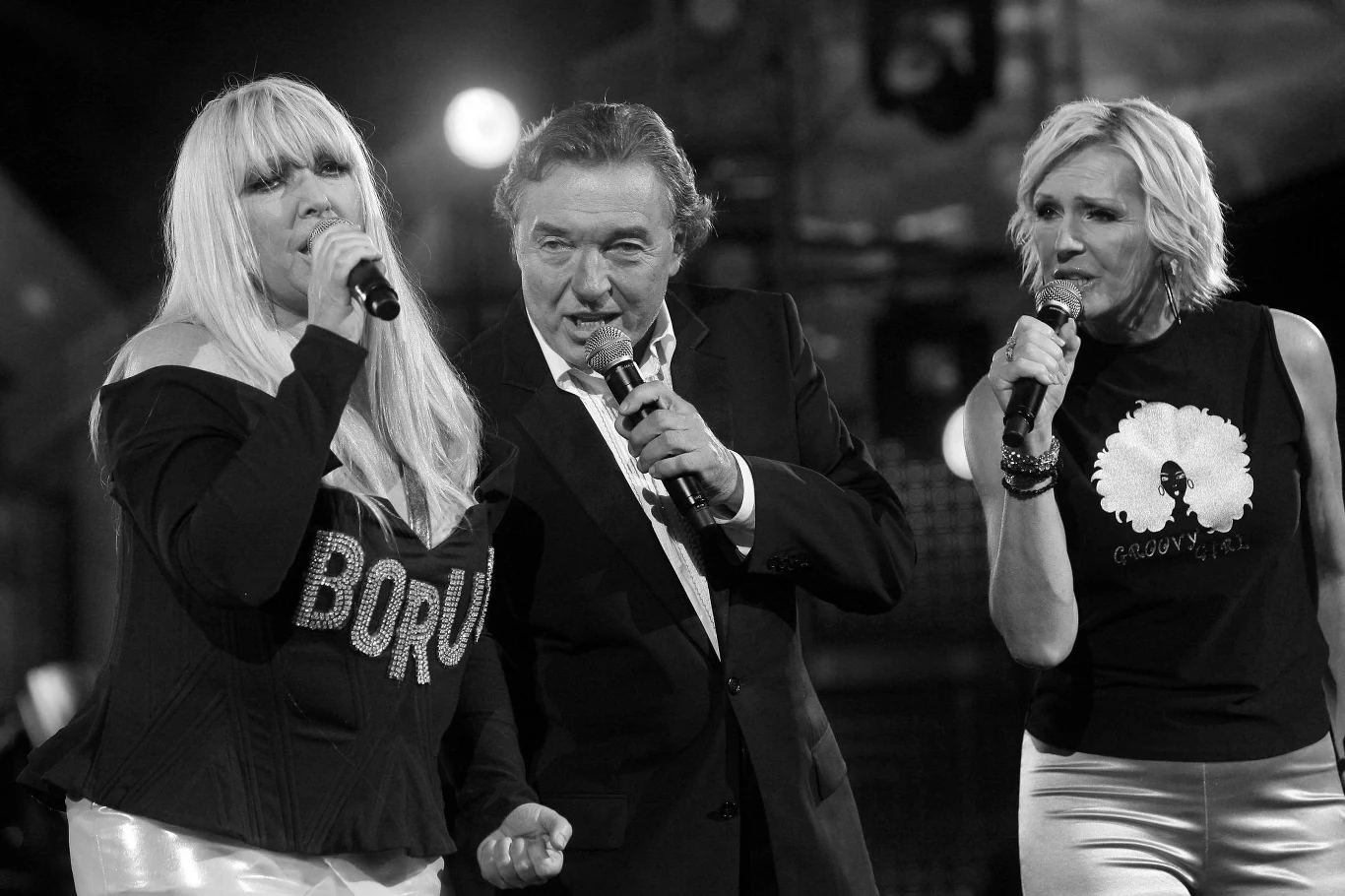 Maryla Rodowicz, Karel Gott i Helena Vondráčková w Sopocie w 2006 r.