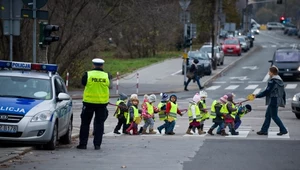 Fotoradar stanął koło przedszkola