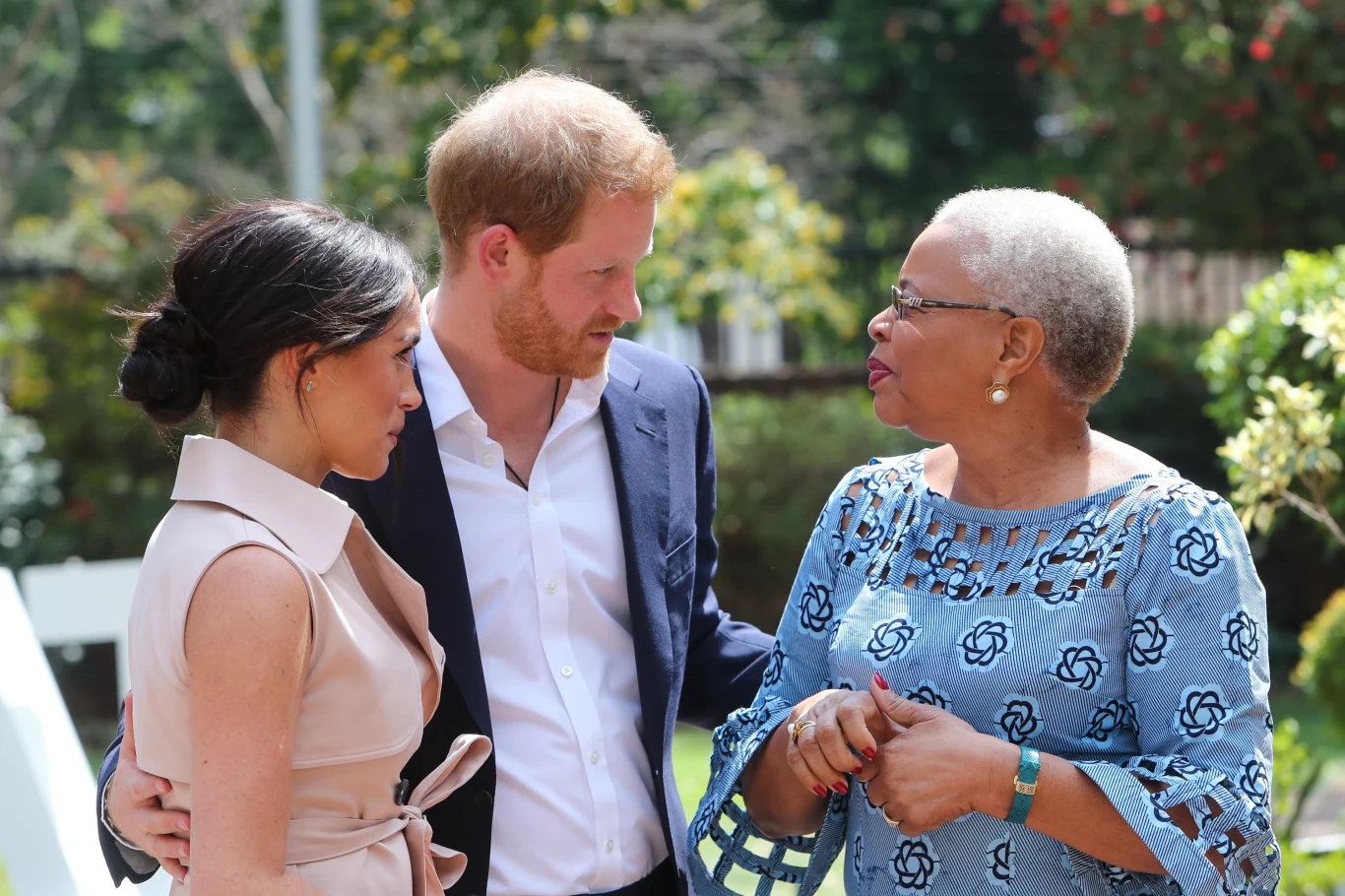 Meghan i Harry z wizytą w Afryce