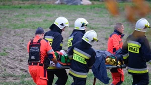 Służby ratunkowe na terenie KWK Bielszowice Ruch Wygoda w Mikołowie