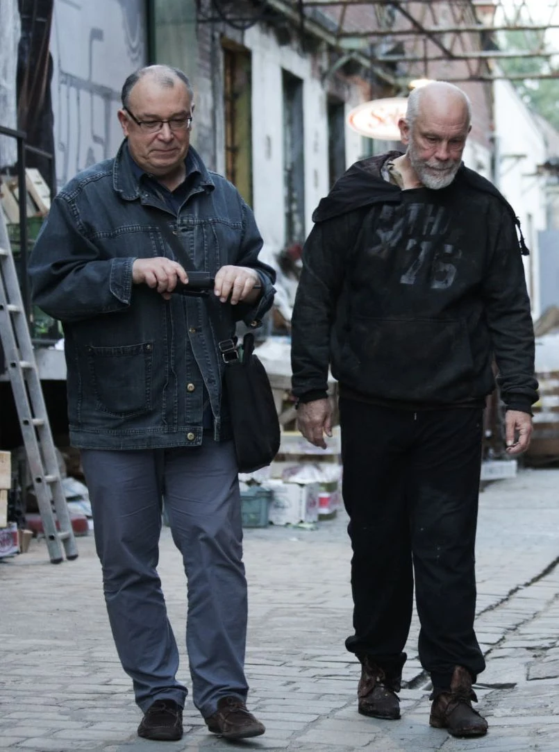 Lech Majewski i John Maklovich na planie filmu "Dolina Bogów" Lech Majewski i John Maklovich na planie filmu "Dolina Bogów"