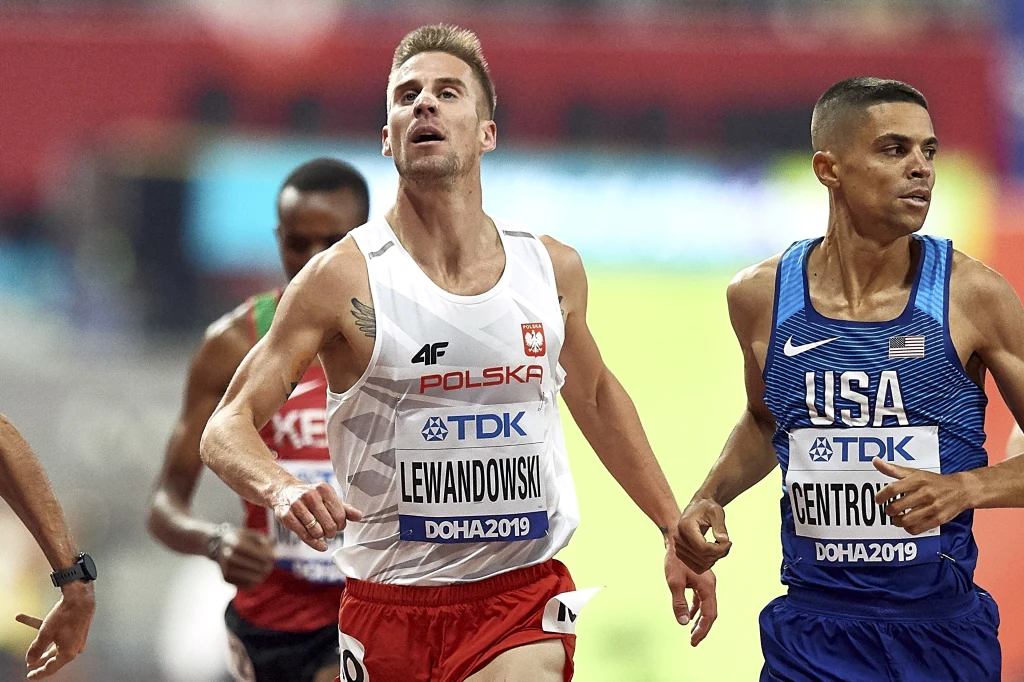 Marcin Lewandowski (w środku), z prawej Matthew Centrowitz Marcin Lewandowski (w środku), z prawej Matthew Centrowitz