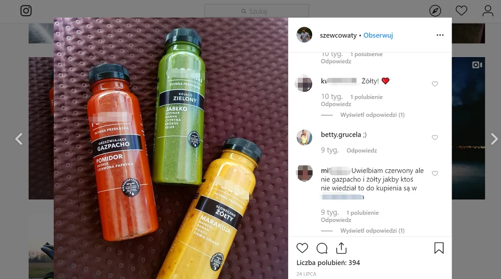 Beata opublikowała pod zdjęciem Maćka komentarz Beata opublikowała pod zdjęciem Maćka komentarz