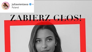 Julia Wieniawa namawia do głosowania