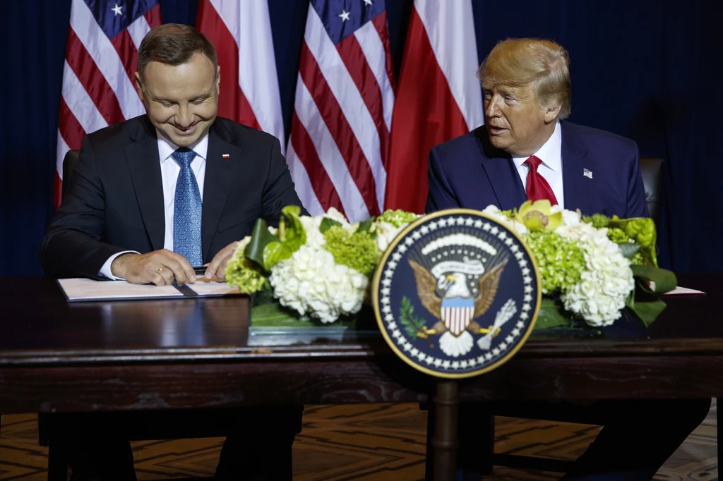Andrzej Duda i Donald Trump 23 września w Nowym Jorku Andrzej Duda i Donald Trump 23 września w Nowym Jorku