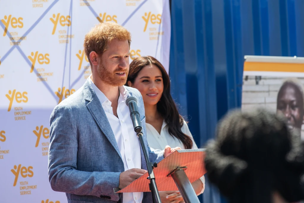 Książę Harry z małżonką